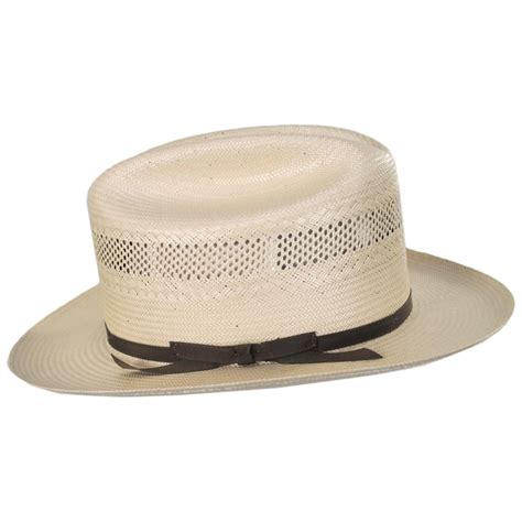 Stetson Open Road 10x Shantung Vented Straw Western Hat Straw Hats