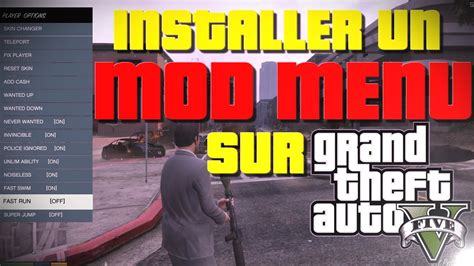 Gta5 Pc Installer Un Mod Menu Sur Grand Theft Auto V Youtube