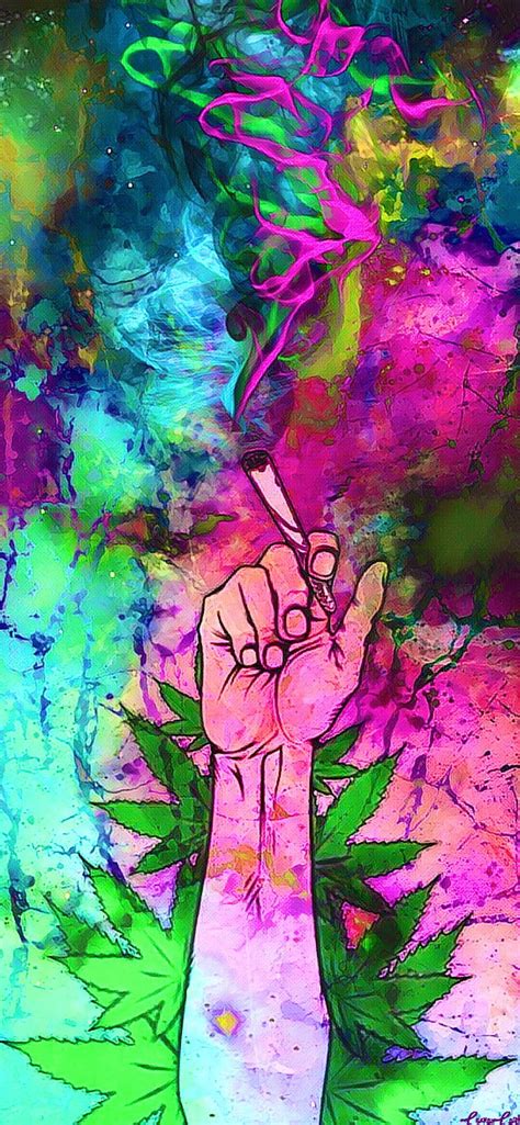 Download Psychedelic Smoking 420 Wallpaper