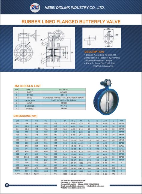 Flanged Butterfly Valve Dimensions Dn Butterfly Valve Butterfly Valve Weight Chart Product