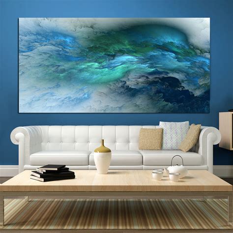 Wangart Abstract Colors Unreal Canvas Art Wall Painting