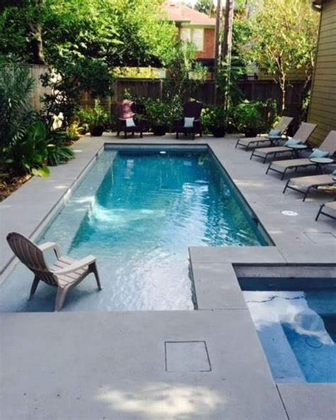 Small Inground Pool 25 Admirable Ideas For A Narrow Backyard Recipegood Small Pool Design