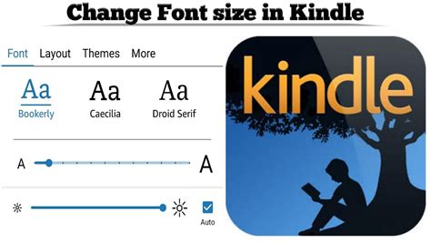 How To Change Font Size On Amazon Kindle App Font Settings On Kindle