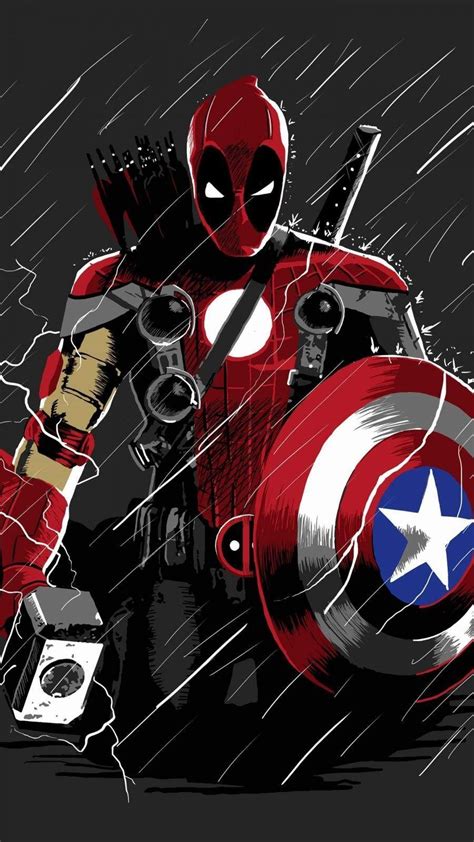 Deadpool Vs Captain America Wallpapers Top Free Deadpool Vs Captain