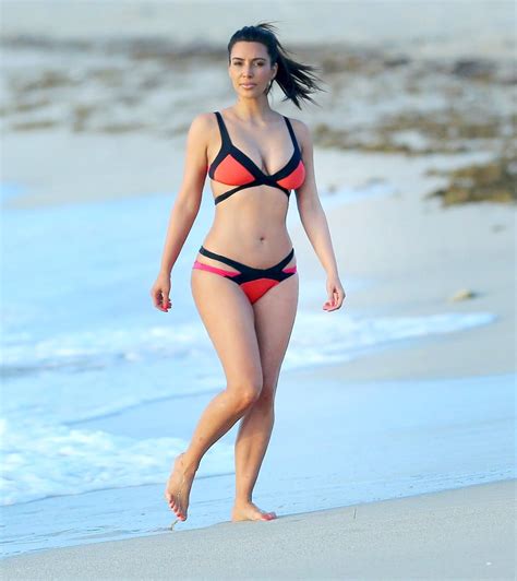 Here Is Kim Kardashians Beach Body Evolution Kim