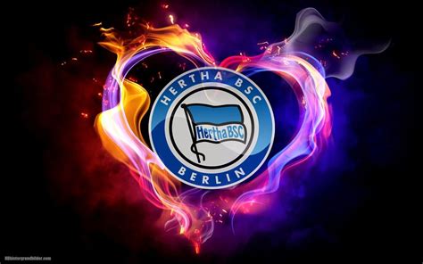 Abstrakten hertha bsc wallpaper in regenbogen farben und mit logo. ext. Bild | Hertha bsc, Hertha, Bundesliga