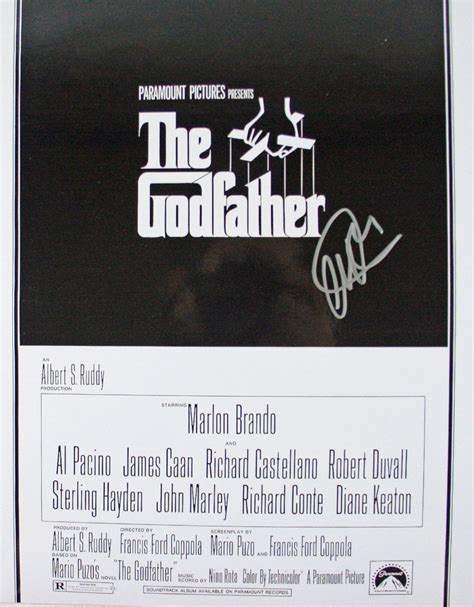 Lot Detail Al Pacino Signed 11 X 14 Photo From The Godfather