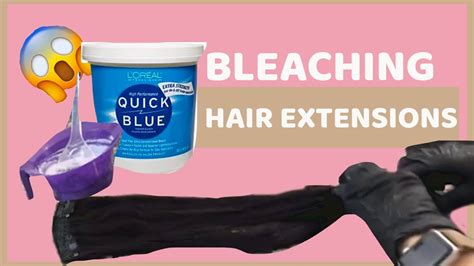 Statistics show that the majority of people reporting itchy scalp and hair damage are those wearing synthetic hair. How to bleach hair extensions with no damage - YouTube