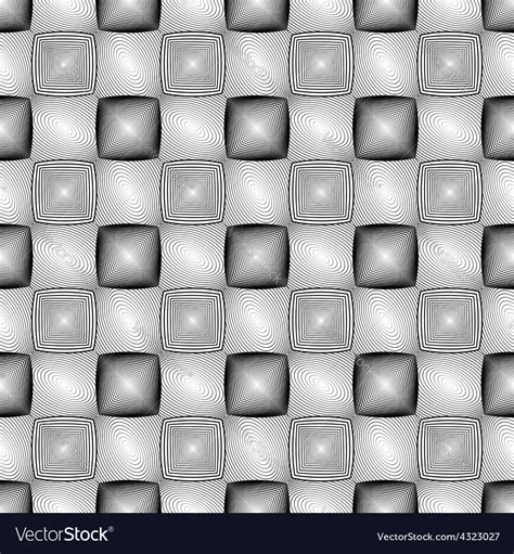 Design Seamless Geometric Square Pattern Vector Image