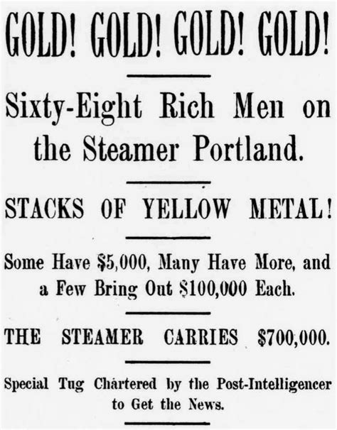 Quotes About Gold Rush 40 Quotes