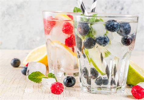bebidas saludables refrescantes y bajas en calorías