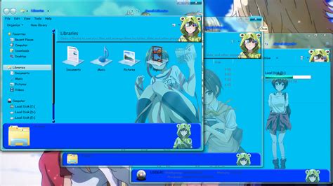 Windows 7 Anime Theme Bokura Wa Minna Kawaisou Bsuckers