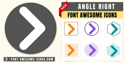 Font Awesome Angle Right