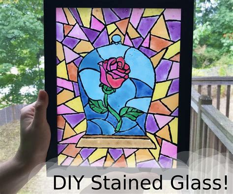 Diy Stained Glass 5 Steps With Pictures Instructables
