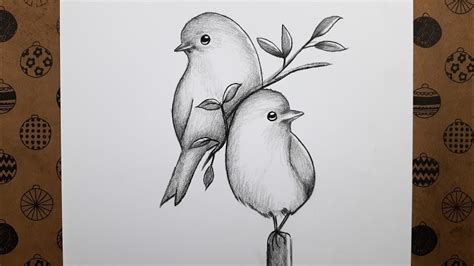 Karakalem Kolay Kuş Resmi Nasıl Çizilir Adım Adım Kuş Çizimi Youtube