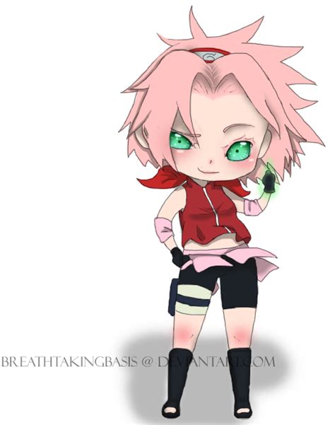 Sakura Chibi By Breathtakingbasis On Deviantart