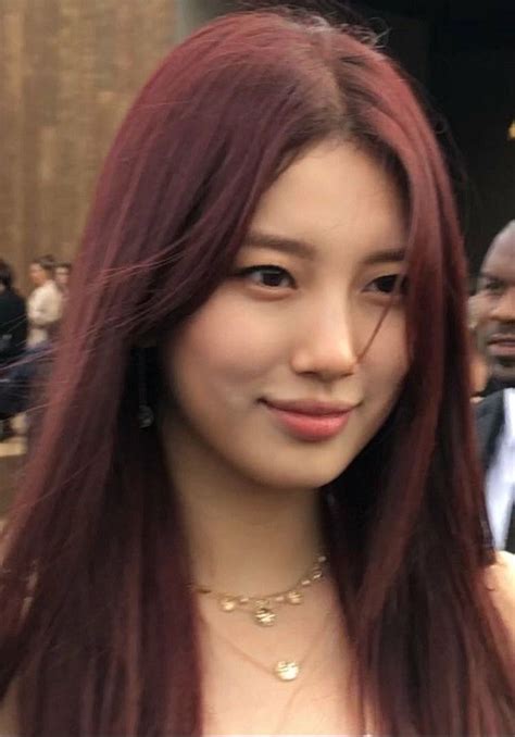 Bae Suzy In Pretty Hair Color Ginger Hair Color Asian Red Hair