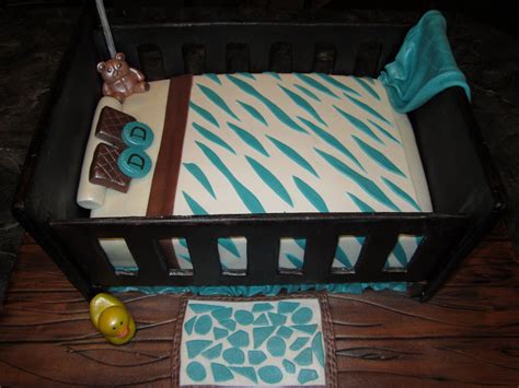 Available in white and five bold patterns in both mini and standard crib sizes, the sheets feature 300 thread count. MyMoniCakes: Baby Crib Cake with Blue Boy Zebra Pattern ...