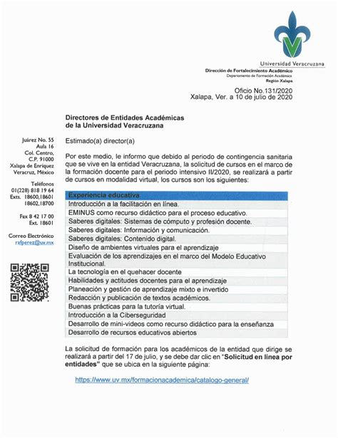 Solicitud De Cursos En El Marco De La Formación Docente Facultad De