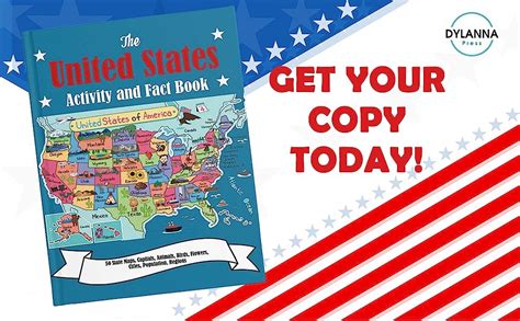 The United States Activity And Fact Book 50 State Maps Capitals