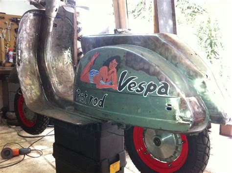 Rat Rod Vespa Vespa Vespa Px Vespa Vintage Italy