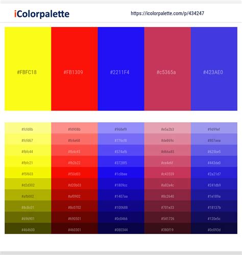 28 Latest Color Schemes With Red And Blue Color Tone Combinations