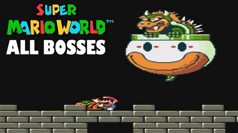 Super Mario World All Bosses Youtube
