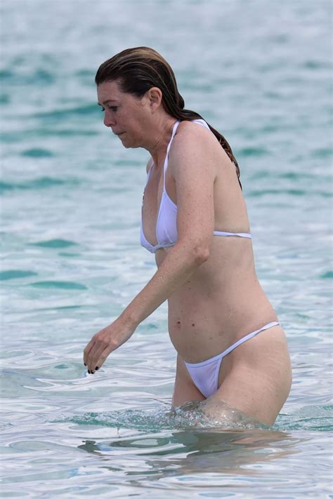 Ellen Pompeo In Bikini At A Beach In Sardinia Hawtcelebs