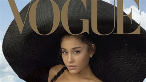 Ariana Grande Wears Natural Curly Hair On Vogue Cover — Photos Allure