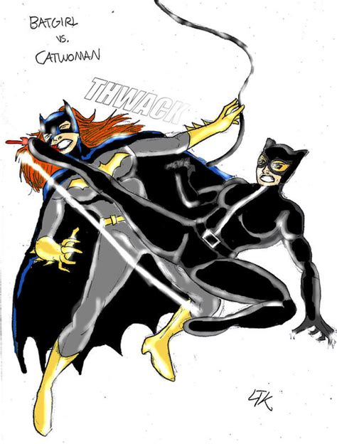 Batgirl Vs Catwoman By Halloween1031 On Deviantart
