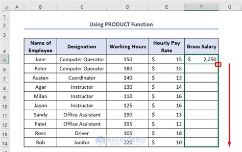 How To Calculate Gross Salary In Excel 3 Useful Methods Exceldemy