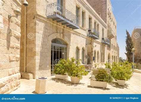 The Old Streets And Houses Of The Ancient City Of Jerusalem Stock Image