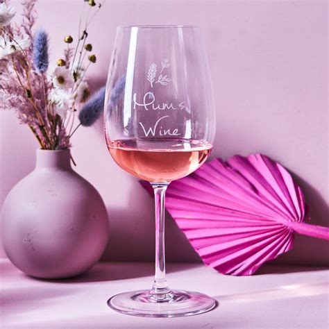 Personalised Wine Glass For Her By Sophia Victoria Joy
