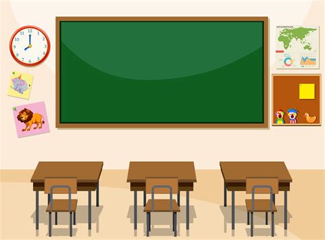 Gaming children boys swimming happy study active kids. Interior of a classroom - Download Free Vectors, Clipart ...