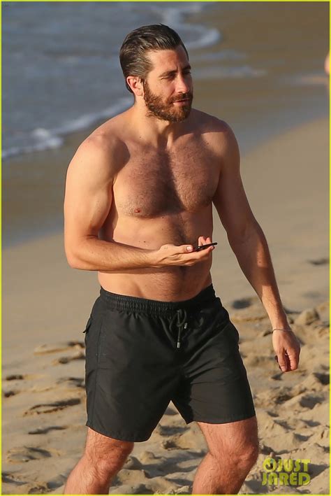Jake Gyllenhaal Is A Buff St Barts Beach Bum With Greta Caruso Photo