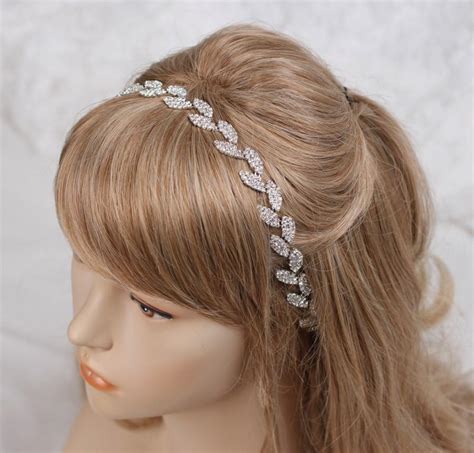 Wedding Headband Bridal Headband Rhinestone Headband Bridal Hair