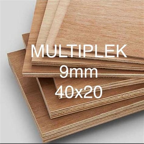 Jual Triplek Multiplek 9mm 40x20 Cm Plywood 9mm Indonesia Shopee