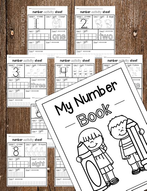 Printable Number Books For Preschoolers Teaching Treasure