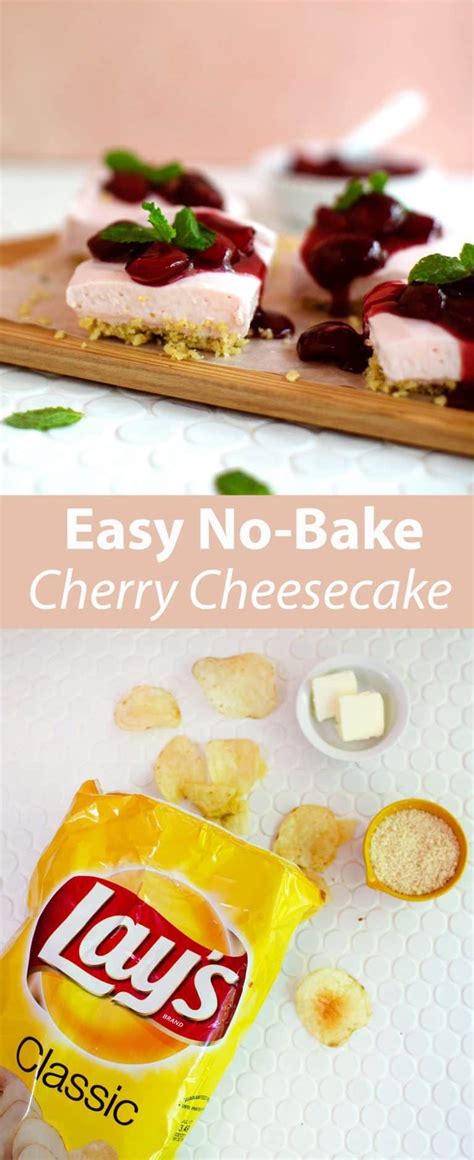 This recipe calls for baking a 9 inch cake for 30. No-Bake Cherry Cheesecake | Recipe | No bake cherry ...