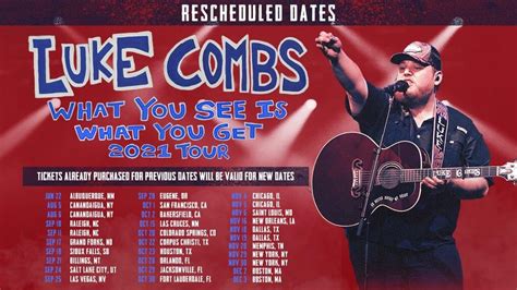 Luke Combs Reschedules Tour To 2021 | B104 WBWN-FM
