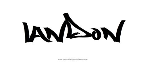 Landon Name Tattoo Designs Name Tattoos Name Tattoo Tattoo Designs