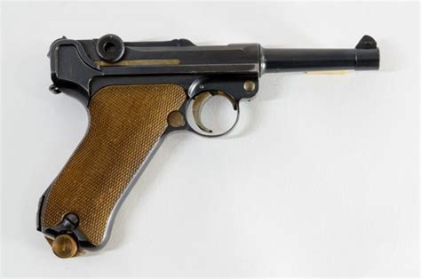 Dwm Luger P08 765mm Pistol Ct Firearms Auction