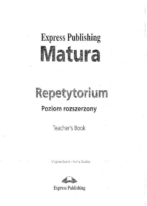 The 2008 simulated emergency test activate … MATURA REPETYTORIUM - TEACHERS BOOK - POZIOM ROZSZERZONY ...