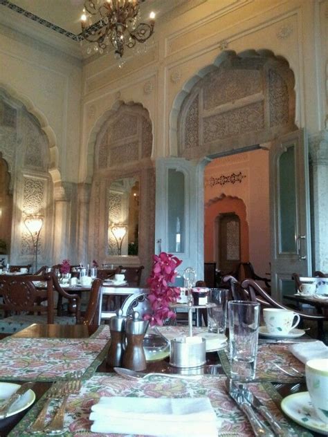 Breakfast at Rambagh Palace, Jaipur | Indian interiors, Top hotels, Jaipur