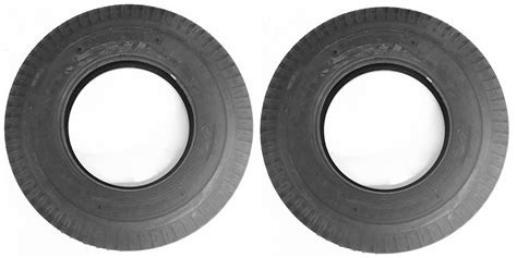 Long tread design for responsive steering. Two Equipment Trailer Tires MH 7X14.5 7-14.5 7 X 14.5 ...