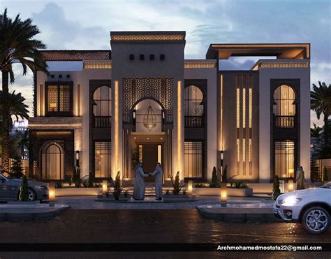 Modern Islamic Villa On Behance Hotel Design Architecture House