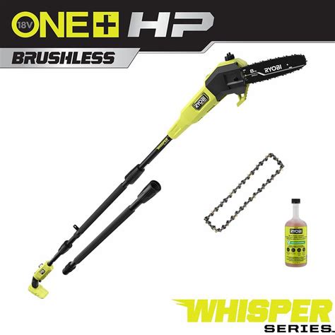 Ryobi One Hp 18v Brushless Whisper Series 8 In Cordless Battery Pole
