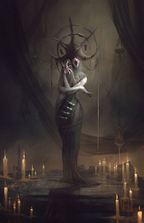 Morbid Fantasy Scary Art Creature Concept Art Mythica