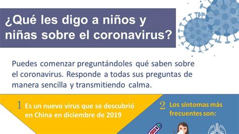 ¿cómo Explicar Qué Es El Coronavirus Y Sus Síntomas A Los