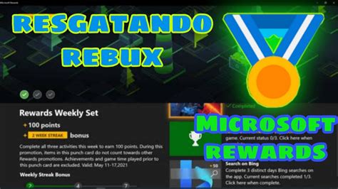 Como Resgatar Robux Grátis Com Microsoft Rewards Youtube